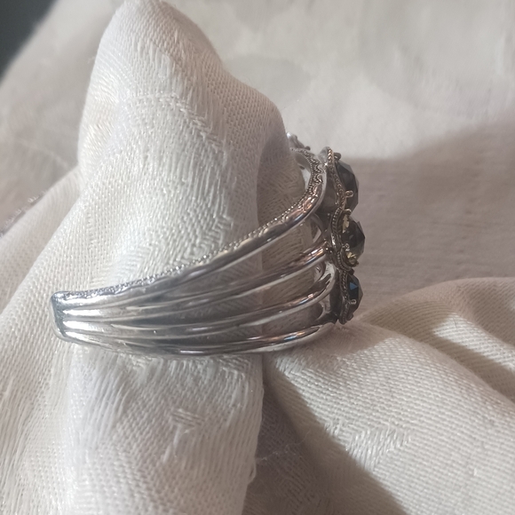 Tacori Midnight Sun Cuff Bracelet, SS & 18k - Picture 7 of 16